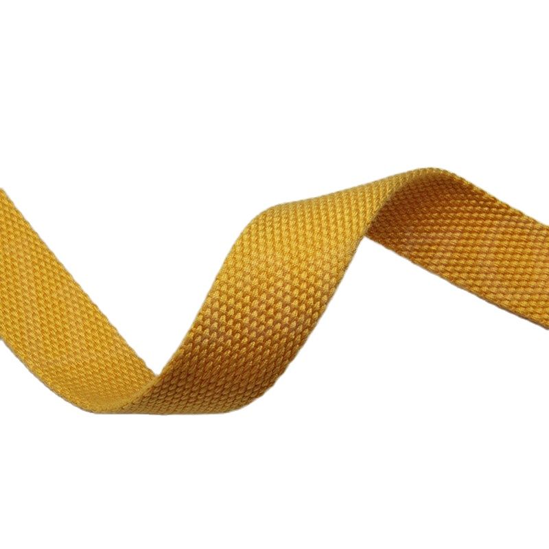 Home Textiles Sale - Hot Sale Yellow Color Cotton Webbing
