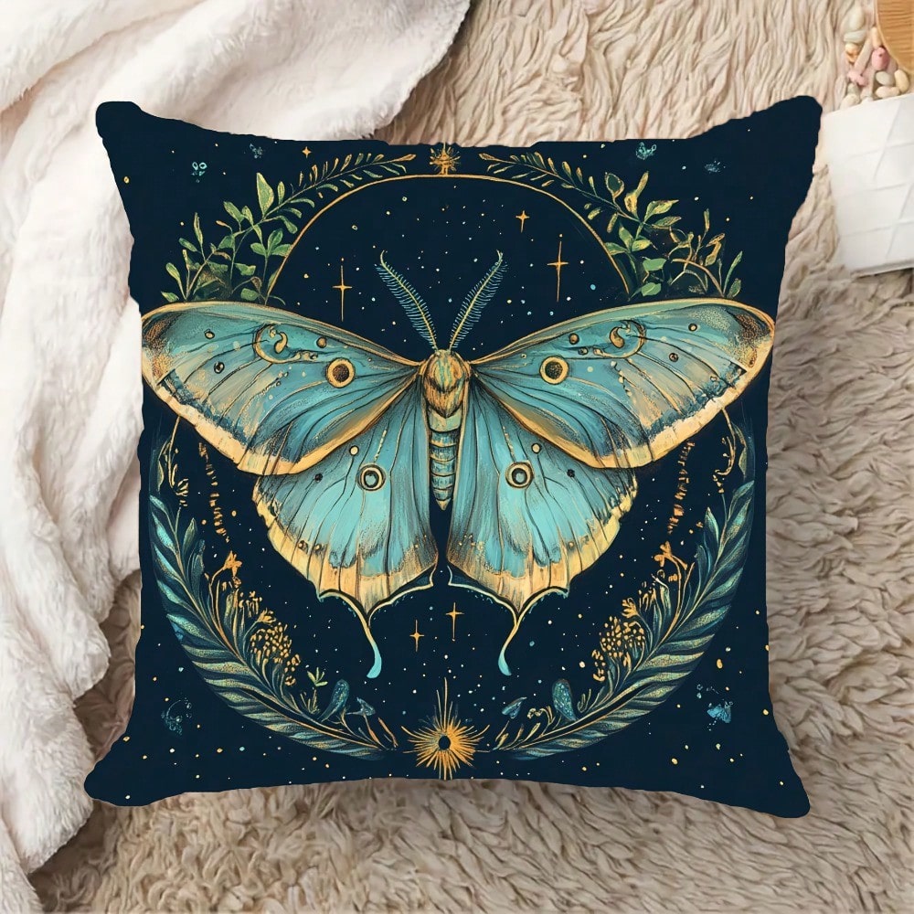 1pc 18x18 Inch Bohemian Moth & - Pillow Insert 18X18 ulasan dan harga