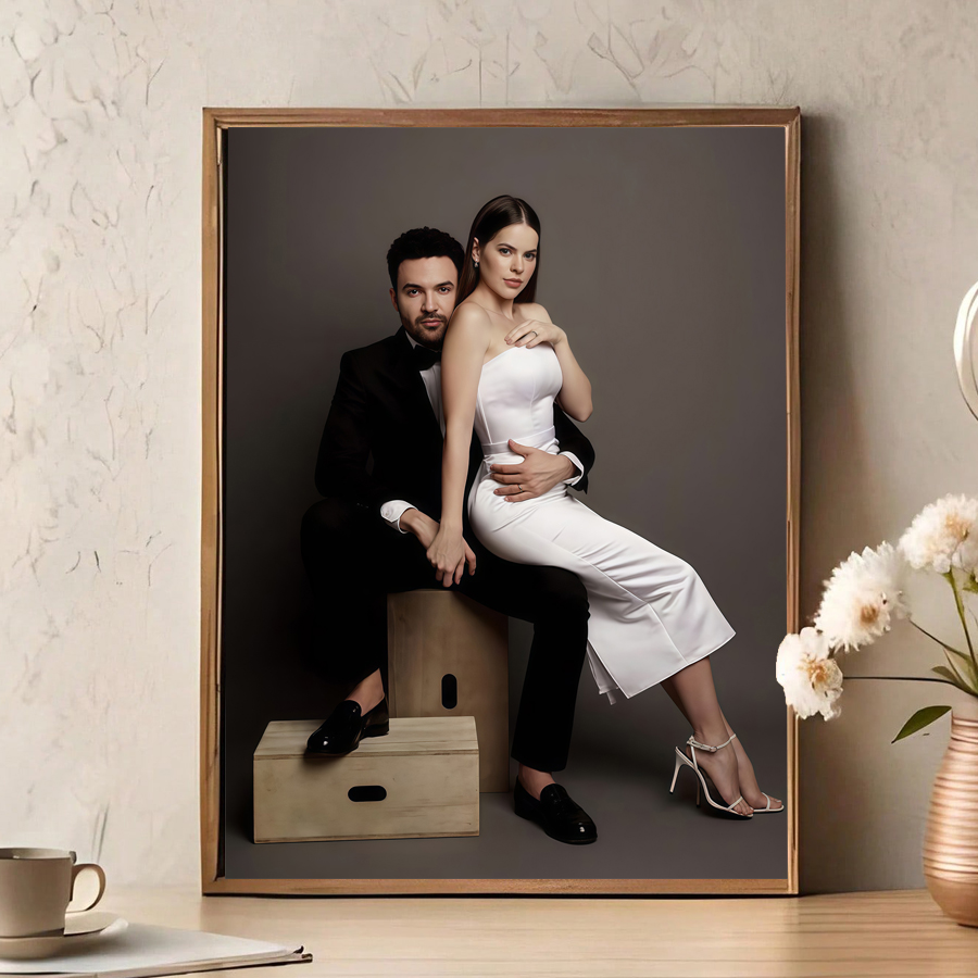 Custom Print Canvas Poster Ani - Home Textiles & Decorations ulasan dan harga