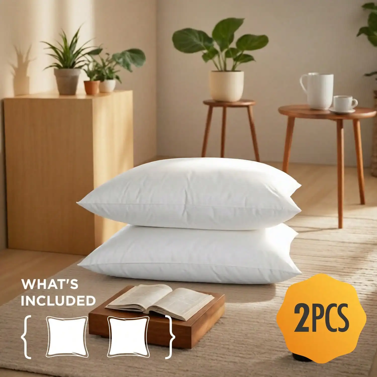 2‑Pack & 4‑Pack 12x20 18x18 De - Pillow Insert 18X18 ulasan dan harga