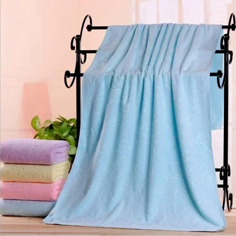 2026 70*140cm Microfiber Embos - Home Textiles Face Towel ulasan dan harga