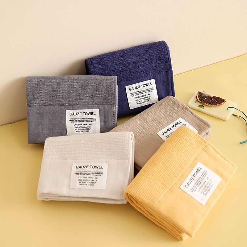 2/5Pcs Cotton Bath Towels Set  - Home Textiles Face Towel ulasan dan harga