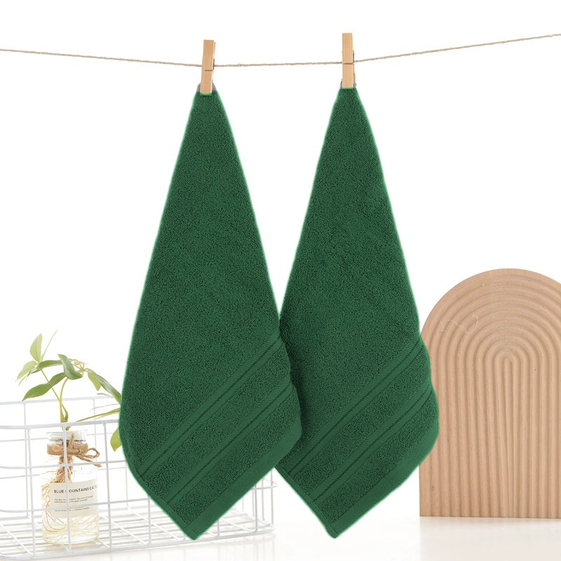 Square Hand Towel 100% Cotton  - Home Textiles Face Towel ulasan dan harga