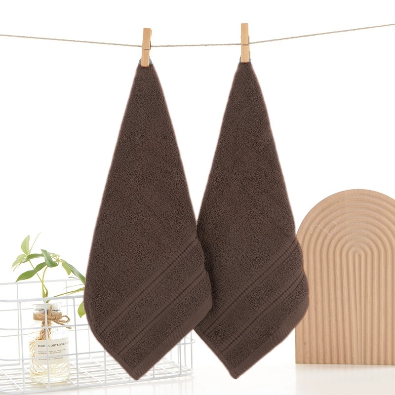 Square Hand Towel 100% Cotton  - Home Textiles Face Towel ulasan dan harga