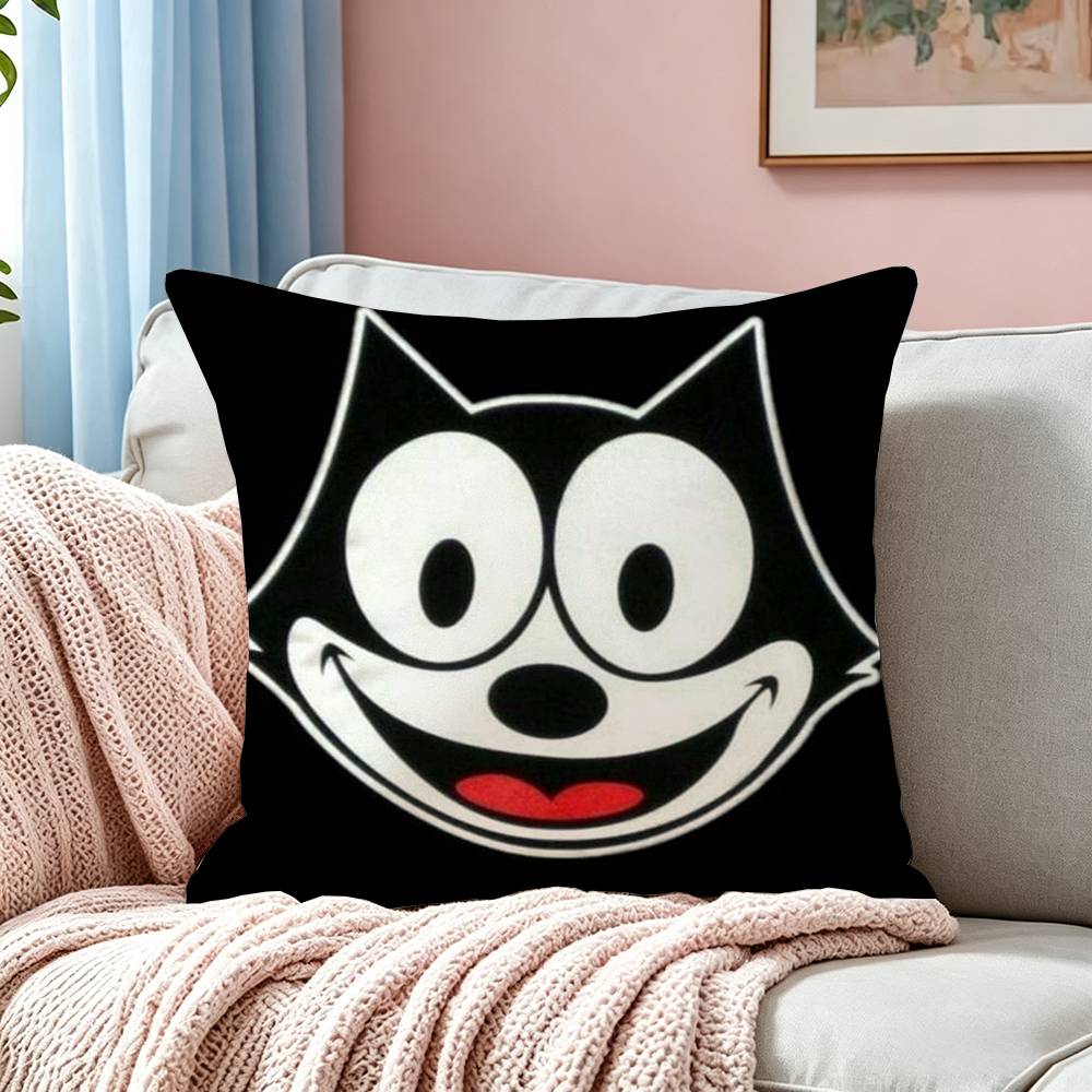 F-FelixES The C-Cat Square Dou - Home Textiles & Decorations ulasan dan harga