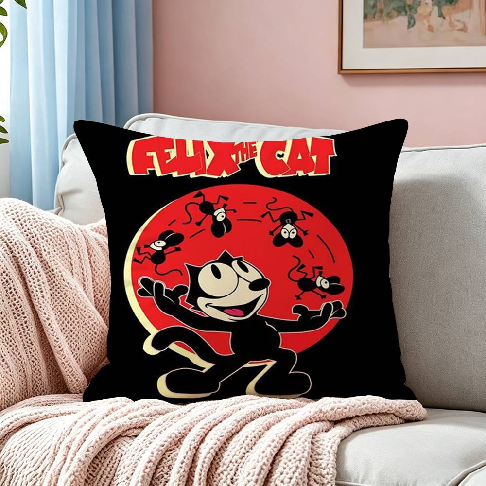 F-FelixES The C-Cat Square Dou - Home Textiles & Decorations ulasan dan harga