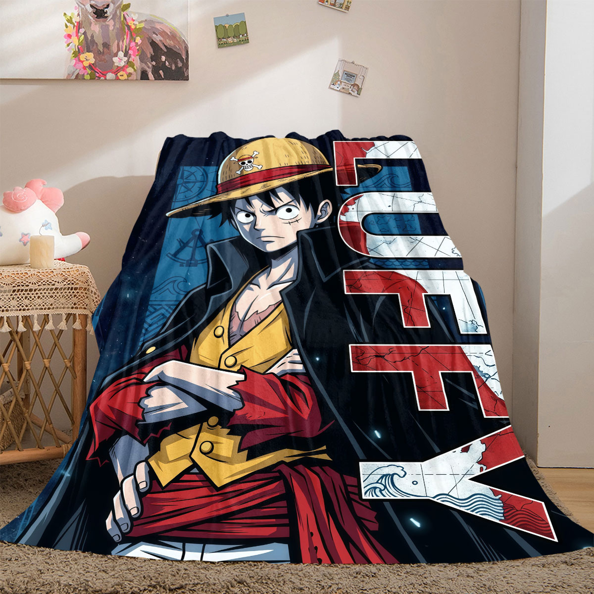 One Piece Premium Print Flanne - Home Textiles Premium ulasan dan harga