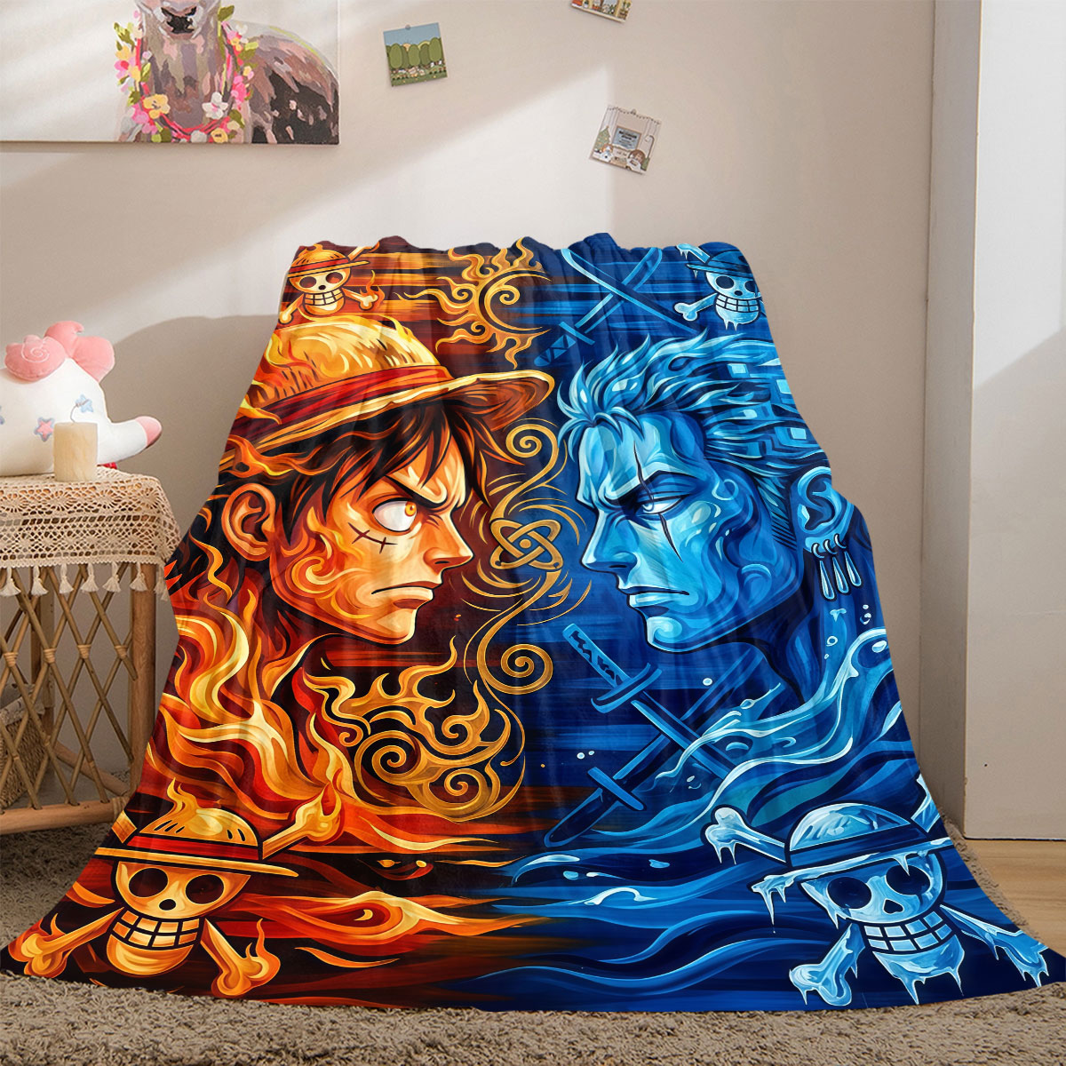 One Piece Premium Print Flanne - Home Textiles Premium ulasan dan harga