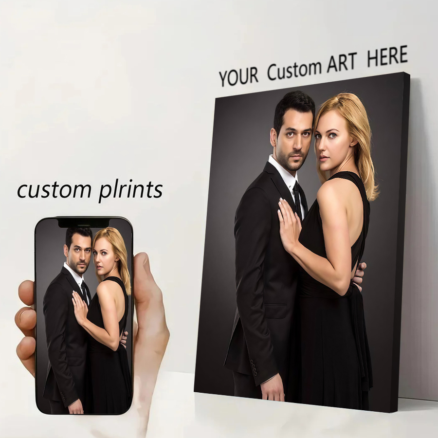Custom Print Canvas Poster Ani - Home Textiles & Decorations ulasan dan harga