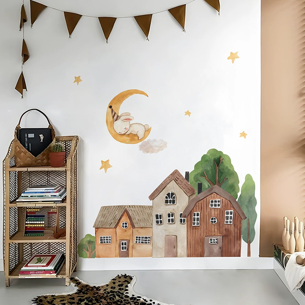 Fabric Cartoon Forest Vintage  - Home Textile ulasan dan harga