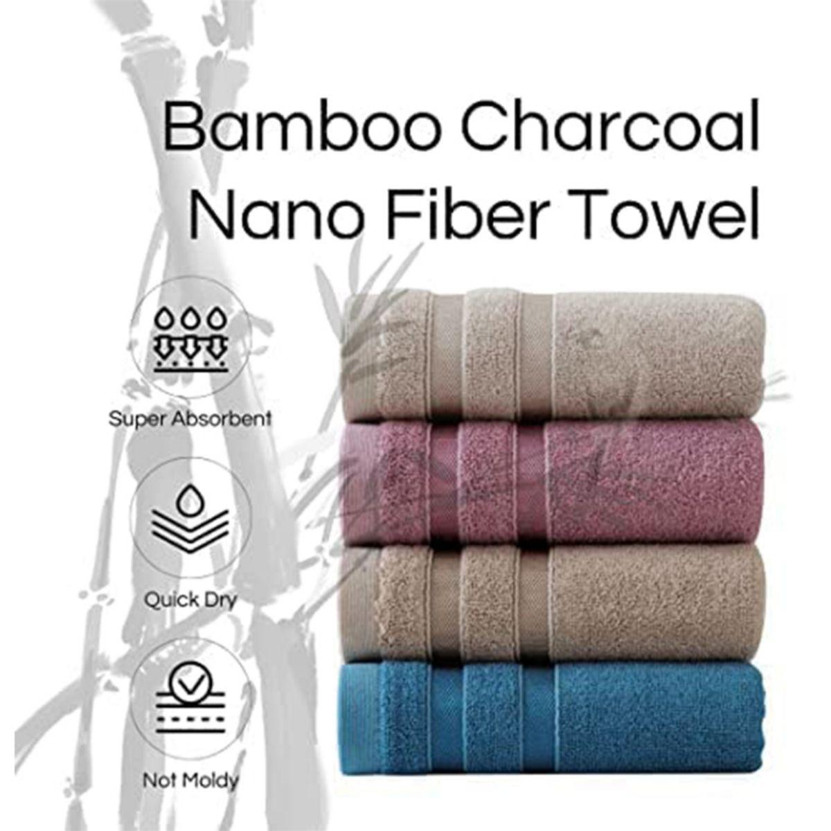 1 Pcs Luxury Bamboo Cotton Tow - Home Textiles Face Towel ulasan dan harga