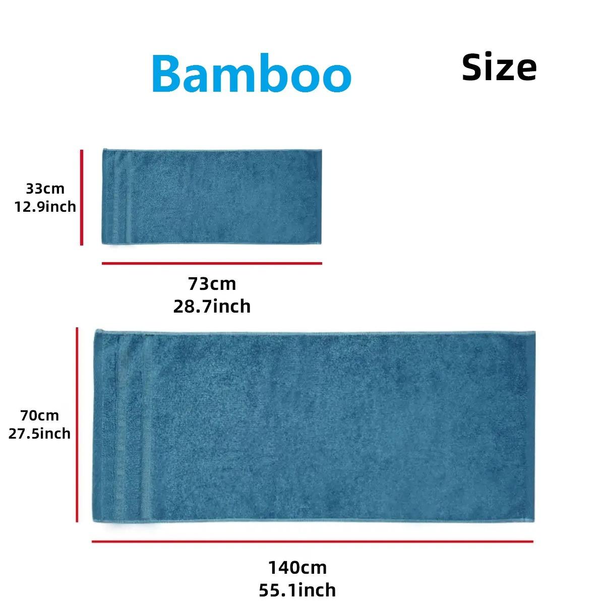 1 Pcs Luxury Bamboo Cotton Tow - Home Textiles Face Towel ulasan dan harga